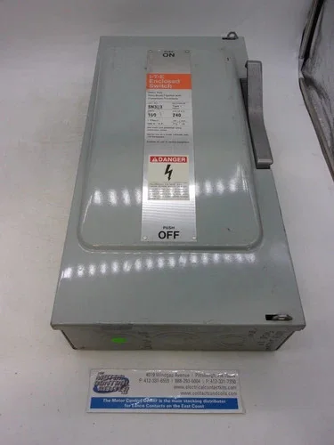 ITE Vacu-Break Heavy Duty Enclosed Safety Switch SN323, 100A 240V Fusible