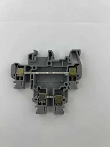Entrelec 011527122 Rail Mount Terminal Block, 4 Positions, 12 AWG