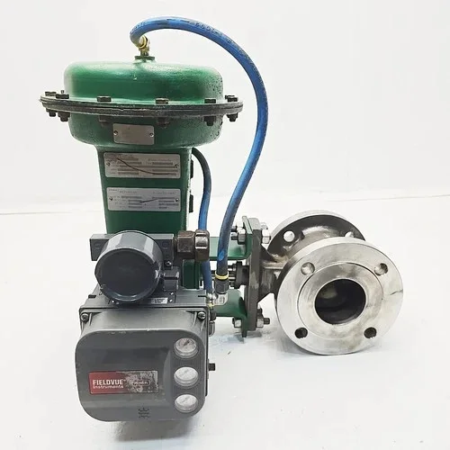 Fisher 3" V150 Vee-Ball Control Valve CG8M with 1051 Size 33 Pneumatic Actuator and FIELDVUE DVC Positioner