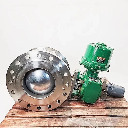 Fisher 12" Vee-Ball V300 SER B CL300 Rotary Control Valve with 1061 Size 60 Pneumatic Actuator