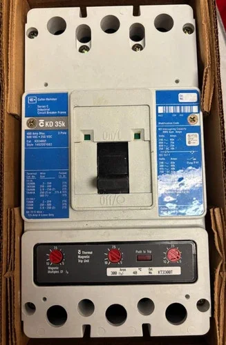 Cutler-Hammer KDB3400 Circuit Breaker Frame with KT3300T 300A Trip Unit