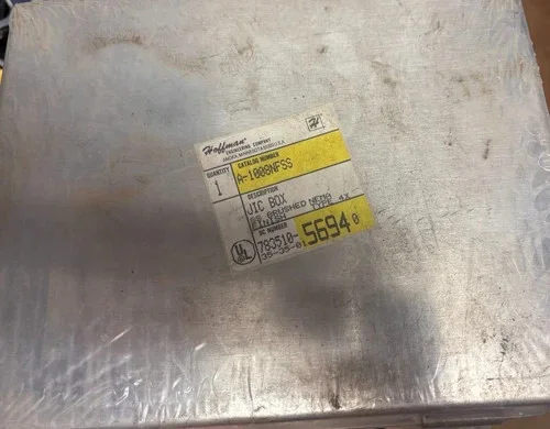 Hoffman A-1008NFSS Stainless Steel JIC Clamp Cover Enclosure Type 4X