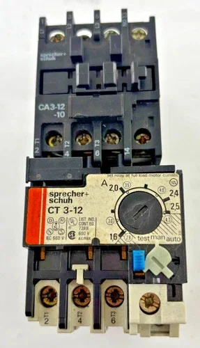Sprecher + Schuh CT3-12 Thermal Overload Relay