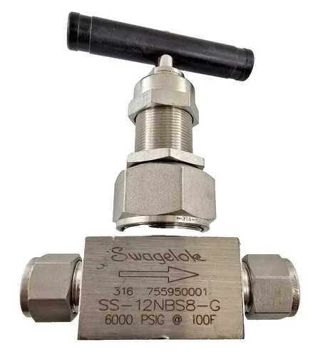 Swagelok Stainless Steel Needle Valve SS-12NBS8-G