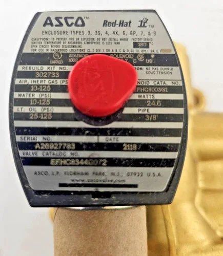 ASCO EFHC8344G072 RedHat II Explosionproof Solenoid Valve 3/8"