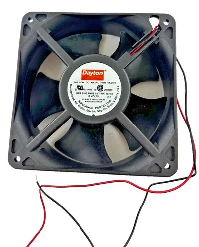 Dayton 6KD70 DC Axial Fan - 108 CFM Industrial Cooling Fan