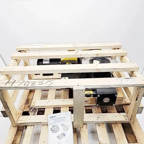 Meyer Heavy Duty 8" Rotary Airlock Feeder 430Z-277 with 0.75 HP WEG Motor and 30:1 Gear Ratio