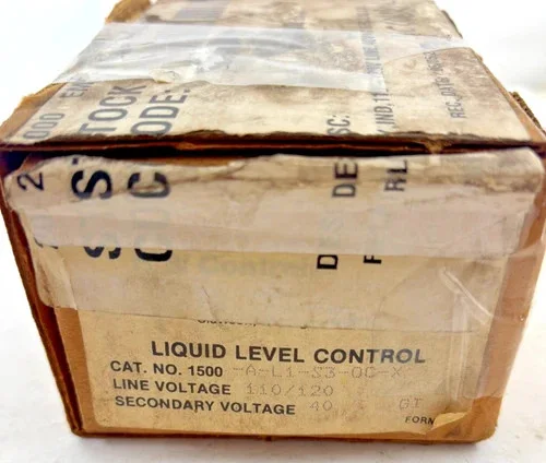 B/W Controls 1500-A-L1-S3 Induction Type Liquid Level Control Relay