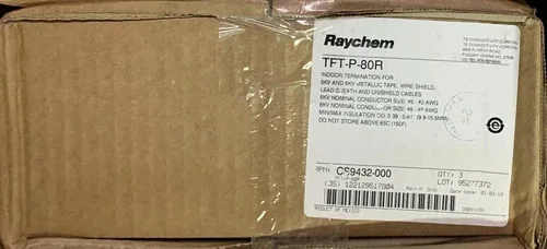 Raychem TFT-P-80R Indoor Cable Termination Kit for 5kV and 8kV Shielded Power Cable