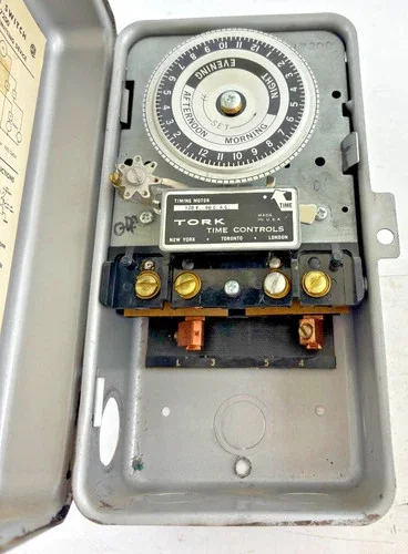 Tork 7200 24-Hour Dial Time Switch with Omitting Device