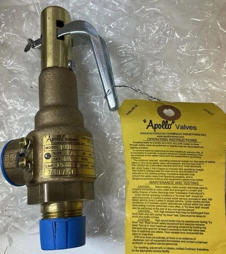Apollo Valves 19MDDL-045 3/4 Inch Brass Safety Relief Steam Valve