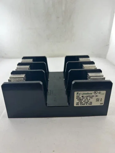 Littelfuse LH25100-3C Class H Fuse Block, 250V, 100A, 3-Pole