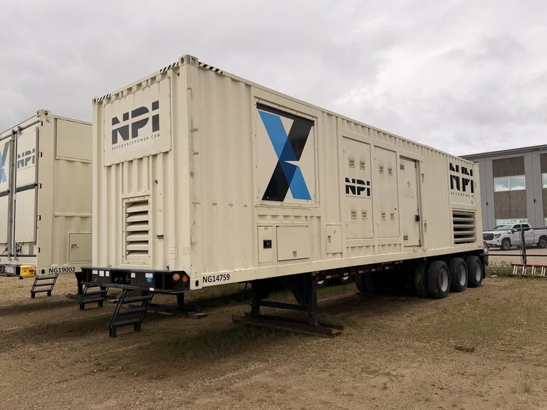 Used XQ1475 kW Natural Gas Generator — CAT XQ1475