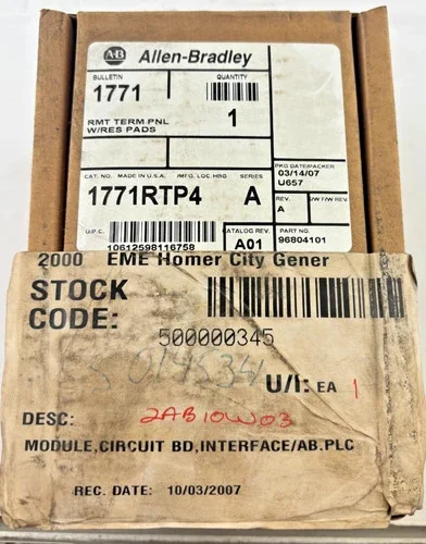 Allen-Bradley 1771-RTP4 Remote Termination Panel Series A