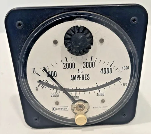 Crompton Instruments 077-16-CU-LSUE AC Switchboard Ammeter
