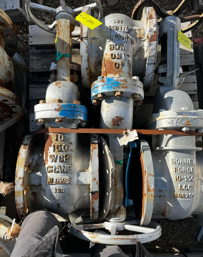 Crane 10 Inch Class 150 Cast Steel Gate Valve