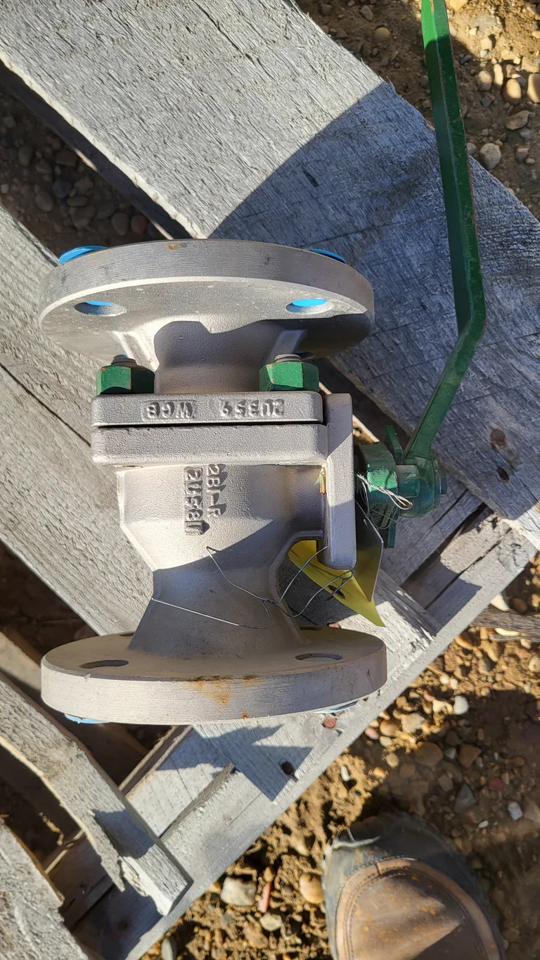 Neway FB2-R20R01N 2" x 1.5" Class 150 Flanged Ball Valve