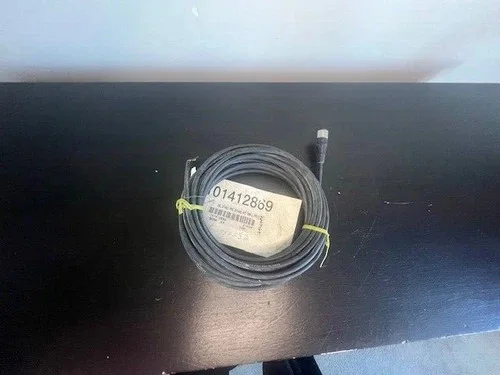 IFM Efector E18015 10 Meter 4-Conductor Sensor Cable, 5-Pin M12, 22AWG