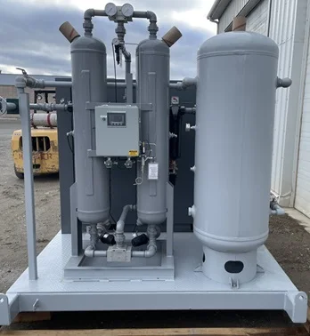 Chamco Sullair ES6MD Duplex 10 HP Rotary Screw Instrument Air Compressor Package with Domnick Hunter PneuDri Dryers