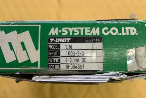 M-System T-Unit TM Potentiometer Transmitter