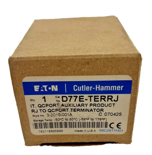 Eaton Cutler-Hammer D77E-TERRJ QCPort RJ Terminator