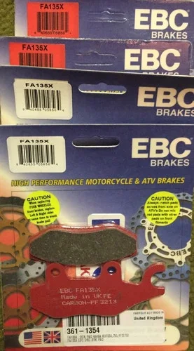 EBC Brakes FA135X High Performance Motorcycle Brake Pads (Lot of Four)