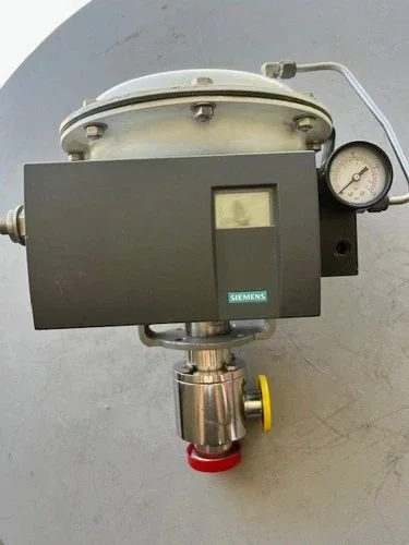 Steriflow Jordan 1" Plug Control Valve 18398-147 with 978SP Actuator and Siemens SIPART PS2 Positioner