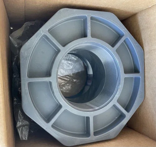 Hayward BFA1040CES 4" PVC Bulkhead Tank Fitting with EPDM Gasket