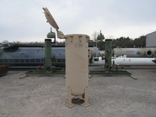 National Tank Company Vertical Cartridge Filter Vessel, 26" Diameter x 54" Height, 150 PSI