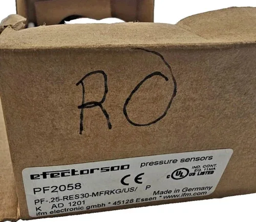 IFM PF2058 Pressure Sensor Transmitter - 250 Bar, 4-20mA, G1/4"