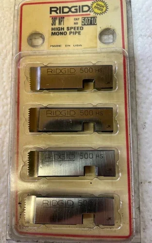 RIDGID 50710 High-Speed RH NPT Pipe Dies for 3/8" Pipe