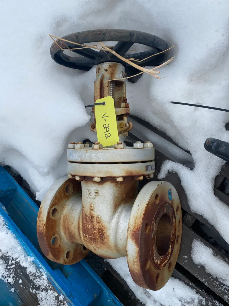 KF Industries 4-Inch Class 300 Flanged Gate Valve GA0301XU