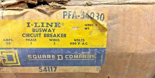 Square D I-Line Busway Circuit Breaker PFA34030