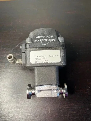 ITT Pure-Flo 1/4" Diaphragm Valve with Advantage A204 Pneumatic Actuator