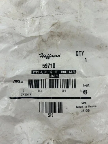 Hoffman A-S075 Type 4, 3R, 12 Hole Seal