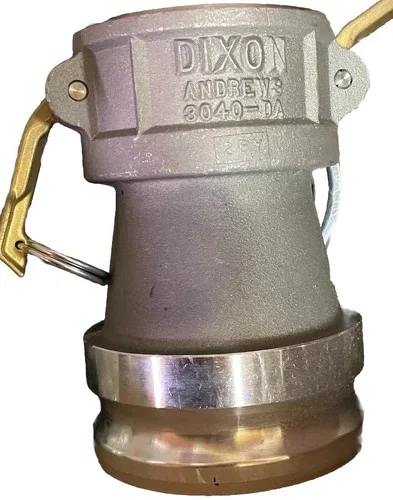 Dixon Andrews 3040-DA-AL Cam and Groove Reducer Coupling, 3" Female x 4" Male, Aluminum