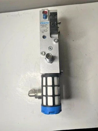 Festo VABV-S6-1Q-G12 Manifold Base with VABF-S6-P5A4-G12-4-1-P Solenoid Valve