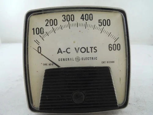 General Electric Type A0-91 AC Volts Panel Meter Cat. 612X88