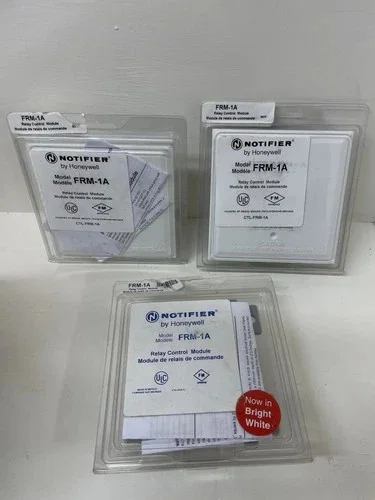 Lot of 3 Notifier FRM-1A Relay Control Modules