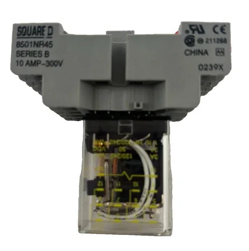 Square D 8501NR45 Series B Relay Socket 10Amp-300V