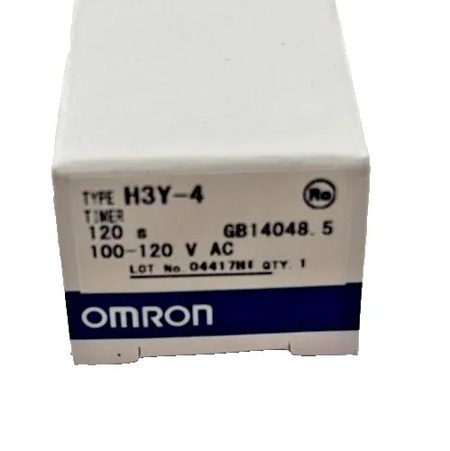 Omron H3Y-4 Solid-State Timer Relay, 120s, 100-120V AC