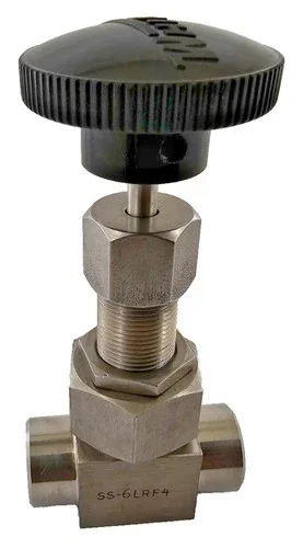 Whitey SS-6LRF4 3/8" Stainless Steel Angle Pattern Needle Valve