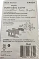 View Pass & Seymour CA8GH Horizontal Duplex Outlet Box Cover - Weatherproof, Grey image 3