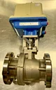 View Metso 9180 T-316 3-Inch Flanged Ball Valve with Valvecon V-Series Electric Actuator image 1