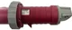 View Leviton 460P7W Watertight Pin and Sleeve Plug, 60A, 480VAC, 3 Phase image 1