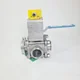 View PBM 2" Series 2 Three-Way Manual Ball Valve DIHLH9X-G10-04-N325 316L with Turck Limit Switch image 1