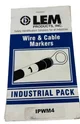 View LEM Products IPWM4 Industrial Pack Wire Markers image 1