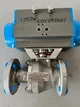 View PBM 1.5 Inch ANSI 150 Flanged Ball Valve ANH-G1L-K-F388 with Pneumatic Actuator PAVC-L453-S-0100 image 3