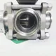 View PBM 2" Series 2 Three-Way Manual Ball Valve DIHLH9X-G10-04-N325 316L with Turck Limit Switch image 2