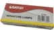 View Satco S7820 1819 Clear Miniature Lamp 28V 1.1W BA9s Base, 10-Pack image 1